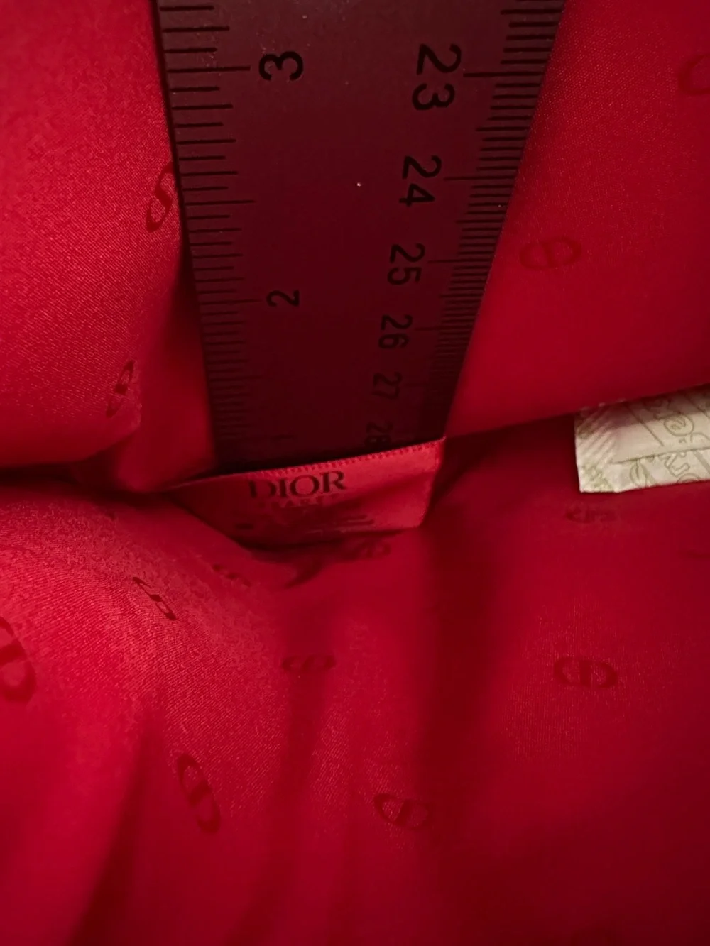 NEW DIOR Red Patent Zippered Makeup Bag Pouch GWP